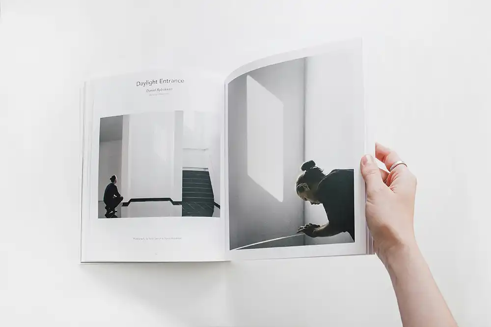 black and white magazine